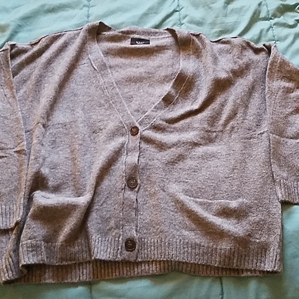 Vici The Good Ones Pocketed Button Down Cardigan